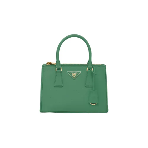 PRADA Galleria Killer Bag Сумка через плечо из кожи маленькая сумка для женщин зеленая