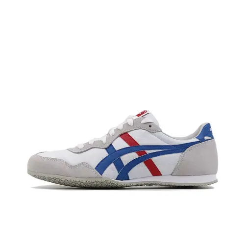 Onitsuka Tiger SERRANO Master Collection Амортизаторы Slip-resistant Low Top Повседневная обувь Unisex Белый Синий