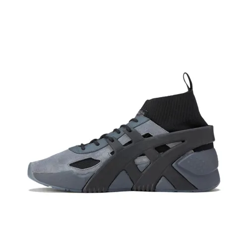 Onitsuka Tiger Big Logo Trainer 2,0 противоскользящий устойчивый к истиранию MID топ повседневный унисекс серый