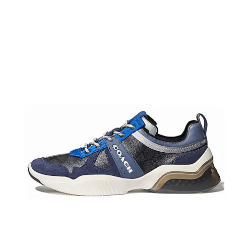 COACH CitySole Low Топ Casual Мужской Синий Черный