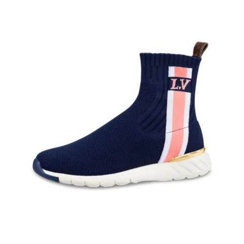 LOUIS VUITTON Aftergame High Топ Повседневная обувь Женская Синие Розовые