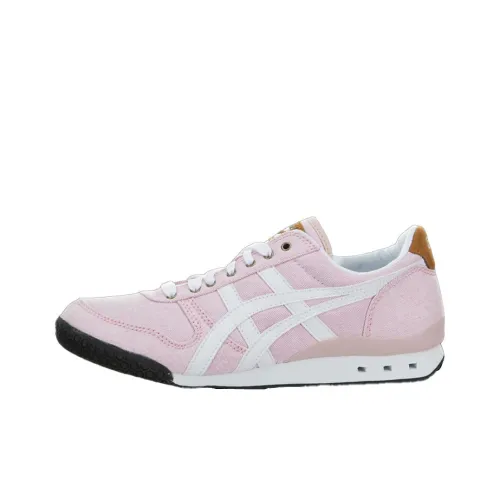 Onitsuka Tiger Ultimate 81 Амортизирующие шоки Противоскользящие Устойчивые к истиранию Низкий топ Повседневная обувь Женская Розовый Белый