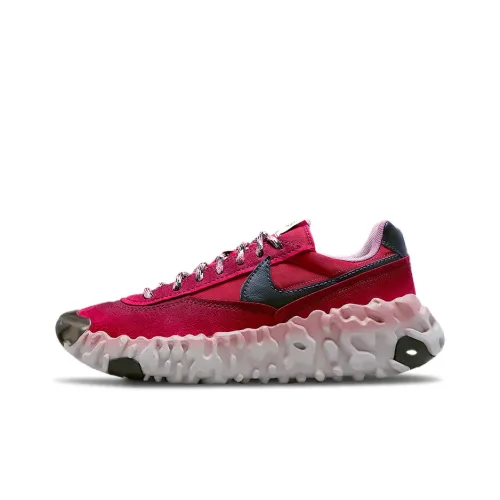 Nike OverBreak Темный Beetroot Шокабойеры Устойчивый к истиранию Низкий Топ Кэжуал Унисекс Розово-красный