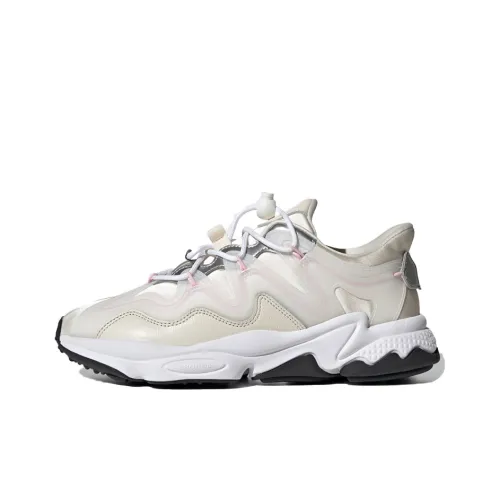 Adidas Originals Ozweego Шок Абсорберы Противоскользящие Устойчивые к Износу Низкий Топ Повседневный Женский Экрю