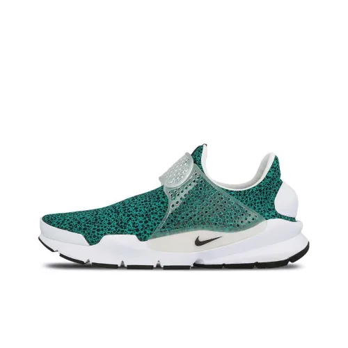 nike Sock dart Safari Turbo Green Shock Absorbers Slip-resistant Low Top Casual Shoes Men's Black Green nike Sock dart Safari Турбо Зеленый Амортизаторы Slip-resistant Низкий Топ Повседневная Обувь Мужская Черный Зеленый