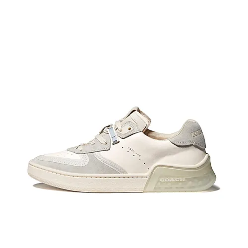 COACH CitySole Корт Амортизация Низкий Топ Повседневный Женский Chalk