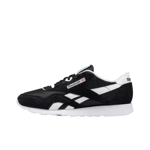 Reebok Classic Nylon Low Топ Повседневная обувь Унисекс Черный Белый