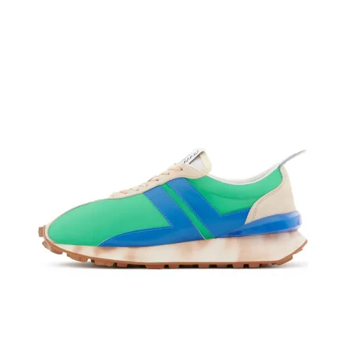 Lanvin Bumpr Low Топ Повседневная обувь Мужская Синяя Зеленая