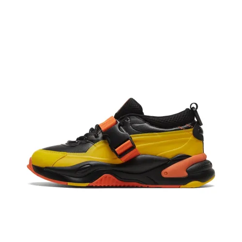 PUMA RS 2K Low Топ Casual Унисекс Желтый Черный Оранжевый