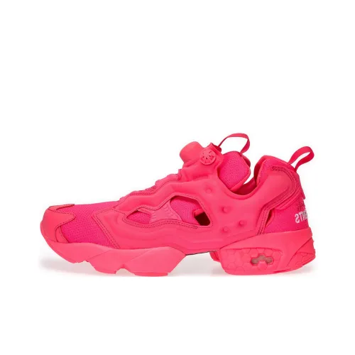 Vetements x Reebok Instapump Fury Low Топ Повседневная обувь Унисекс Модный розовый