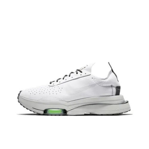 Nike Air Zoom Тип Амортизаторы Slip-resistant Низкий Топ Casual Унисекс Белый Черный
