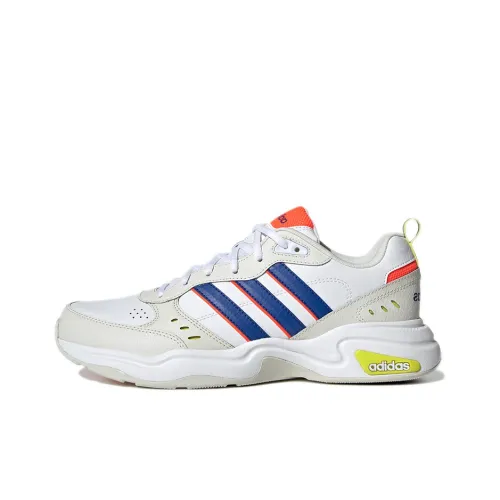 ADIDAS NEO Strutter Амортизация Износостойкий Низкий Топ Casual Унисекс Белый Бежевый Синий Пэчворк