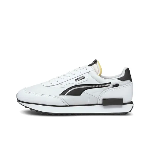 PUMA Future Rider Low Топ Кэжуал Унисекс Черный Белый