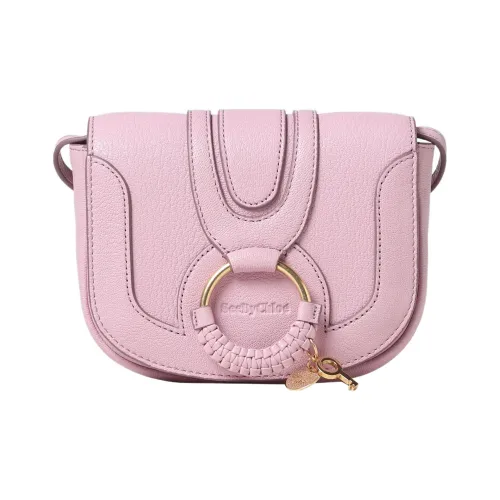 See By Chloe Hana Рельефная кожа Козья Сумка через плечо Сумка на плечо Женская Розово-фиолетовая