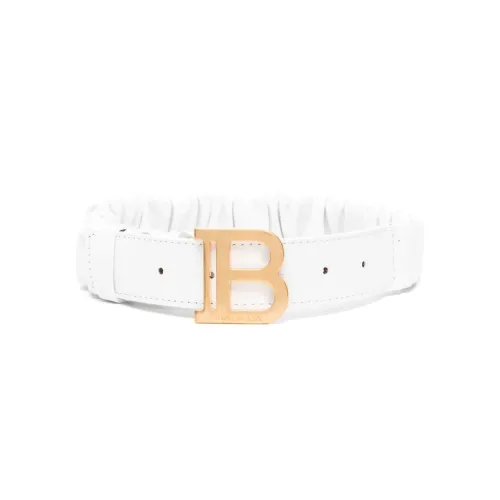 BALMAIN Телячья кожа Ремни Белый Kids