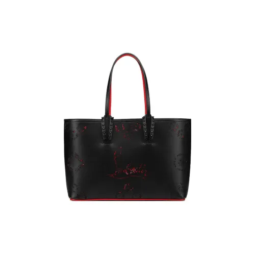 CL LUBOTING Кожа Комбинированная Сумка Тоут Сумка Сумка для покупок Сумка Маленькая Женская Черная