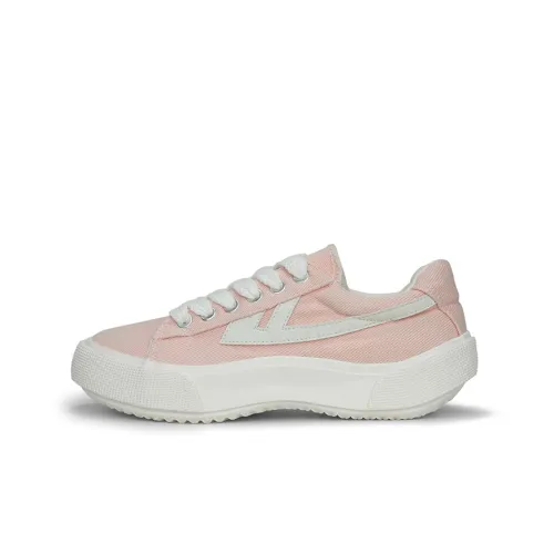 Warrior Heaven's Пава Vintage Macaron Collection Спортивная повседневная обувь Женская Розовый Белый