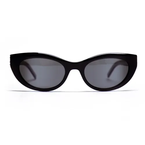 SAINT LAURENT Пластиковая оправа OVAL SUNGLASSES Унисекс