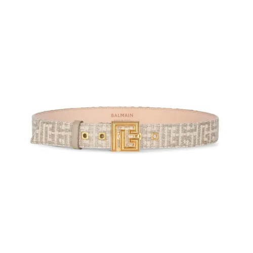 BALMAIN Linen Belt Women's Multicolor