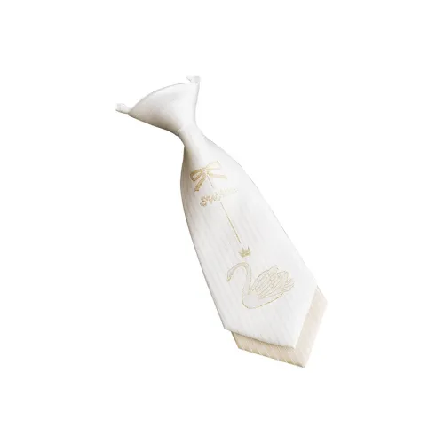 FREE RABBITⅡ Галстуки Унисекс Темно-зеленый Черный