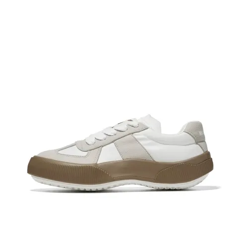 Warrior Heaven's Пава Немецкие армейские кроссовки Низкий топ Спортивная повседневная обувь Унисекс Белый Хаки