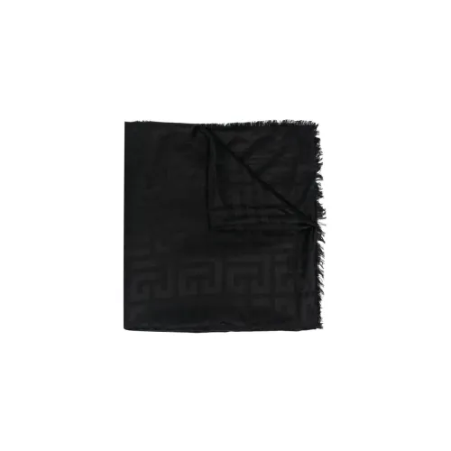 BALMAIN Вязаные шарфы Женские Черный