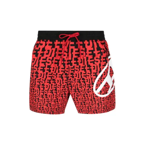 DIESEL Оранжевый Красный Мужские Штаны с стрелкой