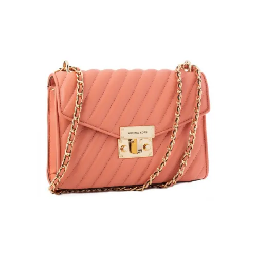 MICHAEL KORS Кожа Сумка через плечо Маленькая Женская Beverage Розовая