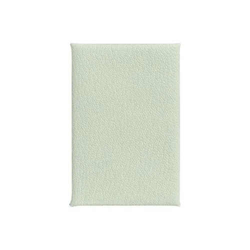 HERMES Calvi Овчина Картхолдер Женские 0S Vert Fizz Пузырьковый зеленый