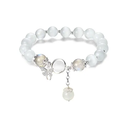 AWD Цветная глазурь Браслеты Белый Женские