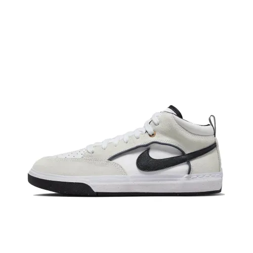 Nike SB React Leo MID Топ Скейтборд Кроссовки Мужские Белый Черный