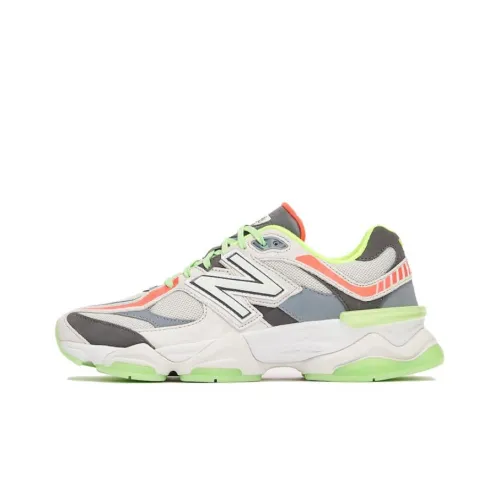 New Balance NB 9060 Устойчивый к истиранию Дышащий Низкий Топ Спортивная Повседневная Обувь Мужская Белый Зеленый