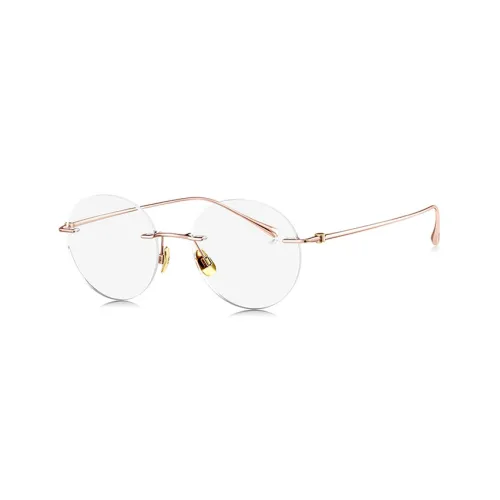 BOLON Титан Нерегулярная форма Оправы для очков Женские Розово-золотой
