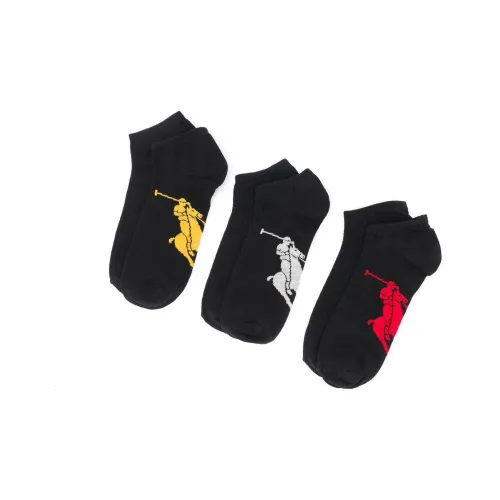 Polo Ralph Lauren Низкие носки Мужские 3 упаковки Черные