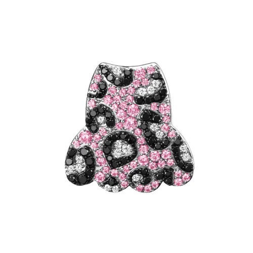 Qeelin 18К Белое золото ромб сапфир подвески женские розовый