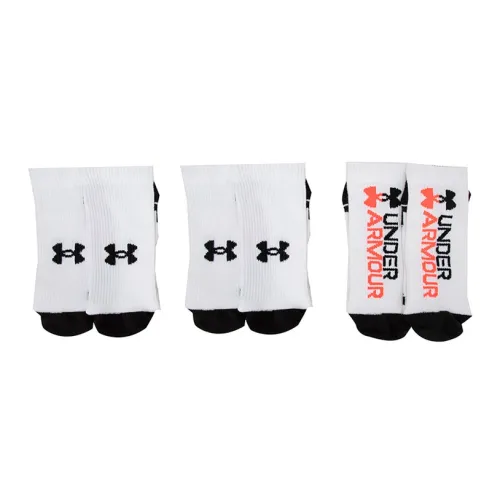 Under Armour Белый/Черный Унисекс MID Носки до икры