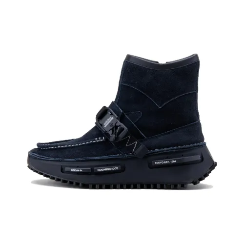 NEIGHBORHOOD совместный бренд x Adidas Originals NMD S1 Низкий устойчивый высокий топ повседневный унисекс черный