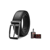 Металлическая пряжка, зернистая кожа личи + премиум-бокс