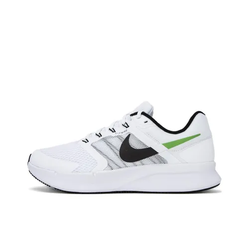 nike Run Swift 3 Low Топ Повседневные Беговые Кроссовки Унисекс Белый Черный Зеленый