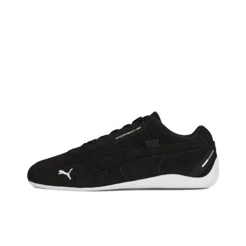 PUMA Porsche Legacy Speedcat Low Топ Кроссовки для тренировок Мужской Черный белый