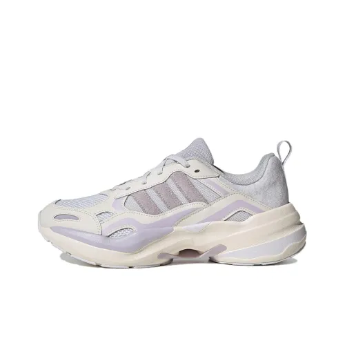 Adidas Maxxcetus Амортизирующие Шок-абсорбирующие Противоскользящие Дышащие Низкие Беговые кроссовки Женские Бежево-фиолетовые