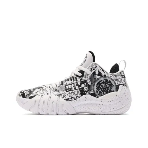 QIAODAN Sharpen the 5PRO Амортизация Износостойкий Низкий Топ Баскетбольные Кроссовки Мужские Черный Белый