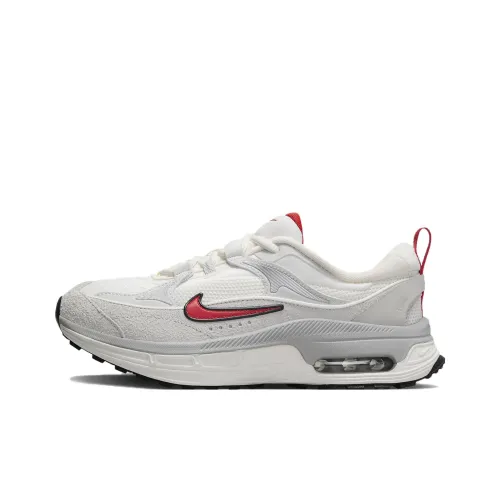 Nike Air Max Bliss Abrasion Resistant Низкий Топ Casual Женский Серый Белый