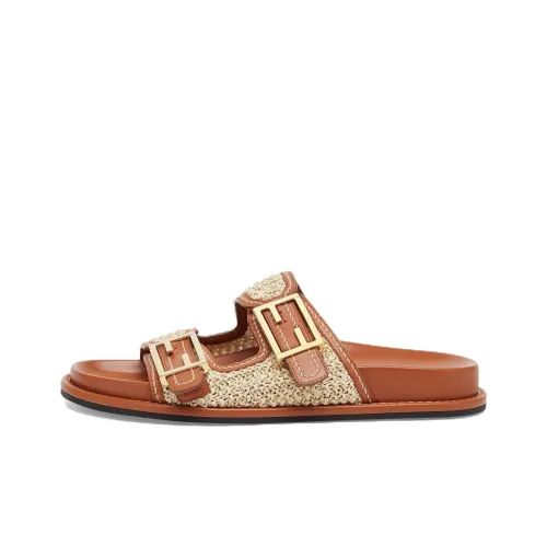 FENDI Слипоны Женские Коричневый