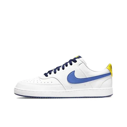 Nike Court Vision 1 Slip-on Low Top Скейтборд Кроссовки Мужские Белые