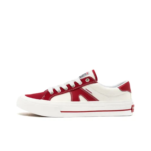 Vision Street Wear V76 Скейтборд Кроссовки Низкие Топ Бордовый Унисекс