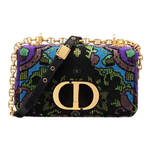 DIOR Caro Satin Сумка через плечо Сумка Маленькая Женская Многоцветная