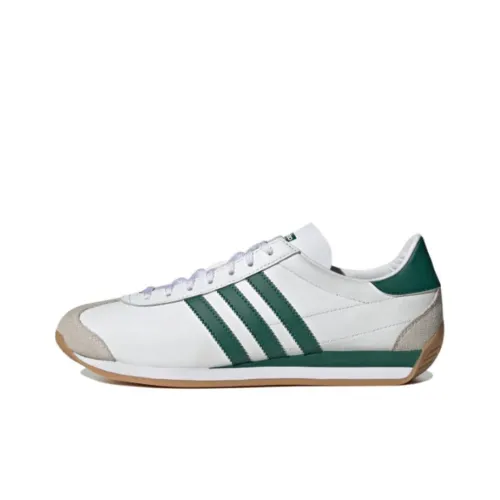Adidas Originals COUNTRY OG Slip Resistant Low Top Casual Unisex White Gray Green Adidas Originals COUNTRY OG Slip Резистентный Низкий Топ Повседневный Унисекс Белый Серый Зеленый