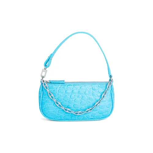 By Far Mini Rachel Кожа Портативный Сумка через плечо Сумка на плечо Женская Синяя