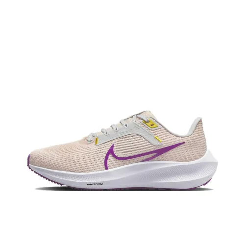 Nike Air Zoom Pegasus 40 Амортизация и Дышащий Низкий Топ Повседневные Беговые Кроссовки Женские Розовый Фиолетовый